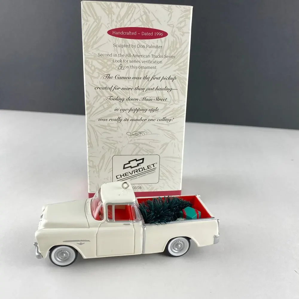 Vintage 1996 Hallmark 1955 Chevrolet Cameo All-American Trucks #2 Ornament